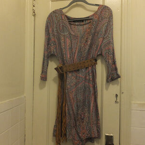 Zara Boho Paisley Dress